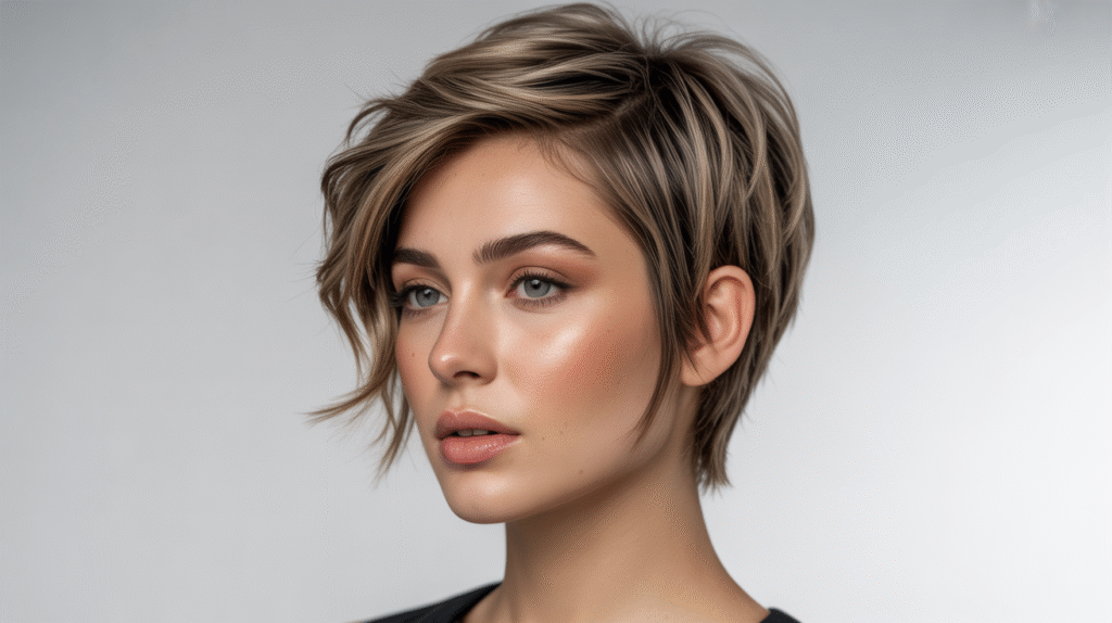 How to Style Short Hair Layers