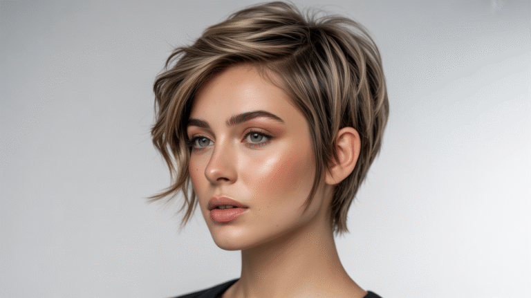How to Style Short Hair Layers