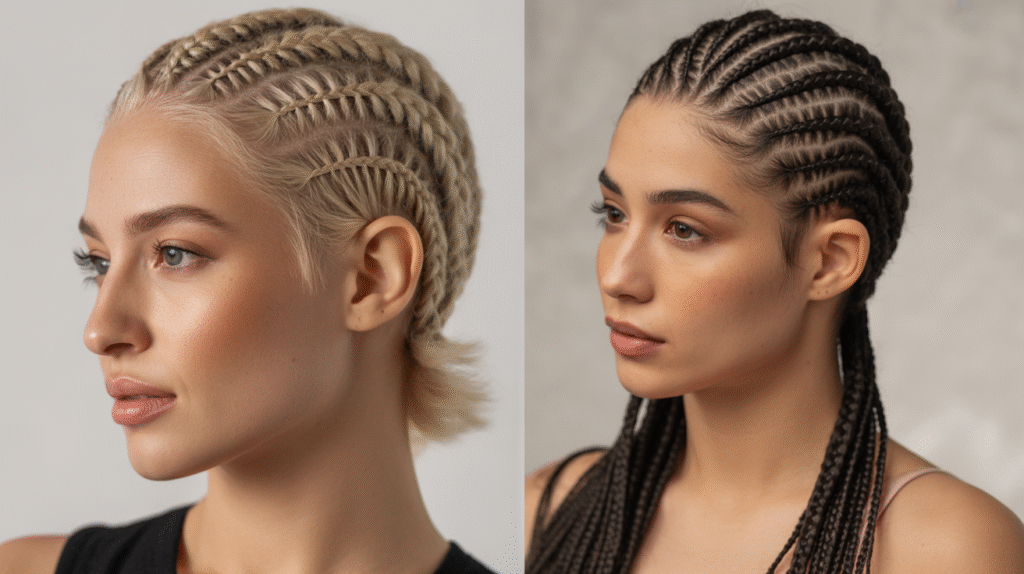 How to Style Short Hair Braids