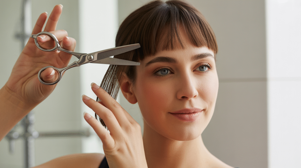 How to Cut Bangs at Home