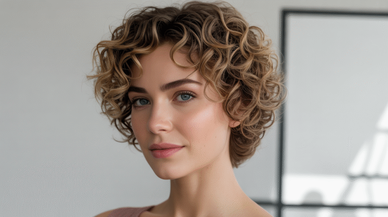 How to Style Short Hair Curly