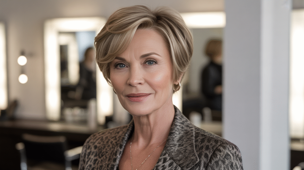 How to Style Short Hair Over 50