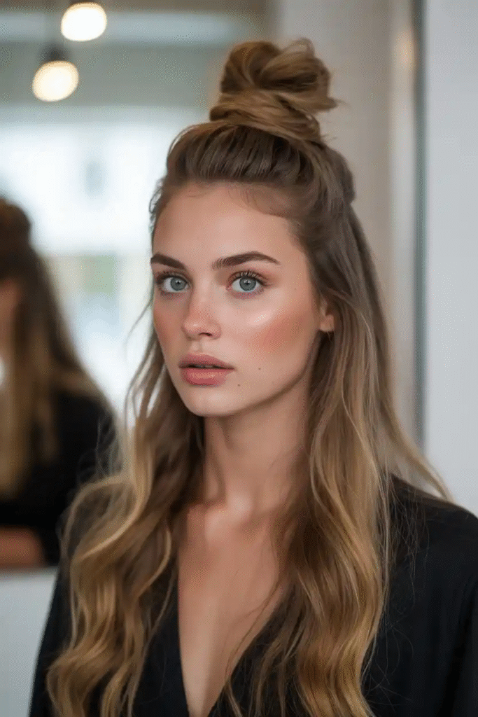 11 Stunning Bun Hairstyles for Long Hair You Need to Try 3 image 155