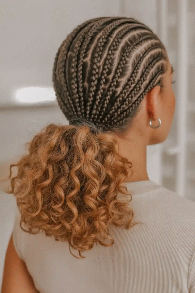 How to Style Knotless Braids with Curls: Trendy, Easy & Elegant Looks 8 image 615