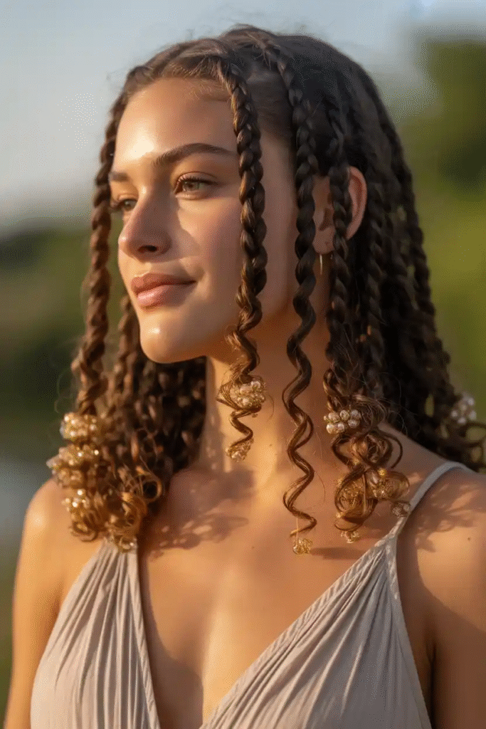 How to Style Knotless Braids with Beads Ideas: Chic, Trendy & Effortless Looks 5 image 631