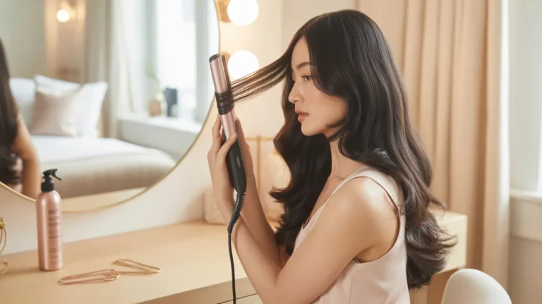 How to Curl Hair with Flat Iron Korean Style