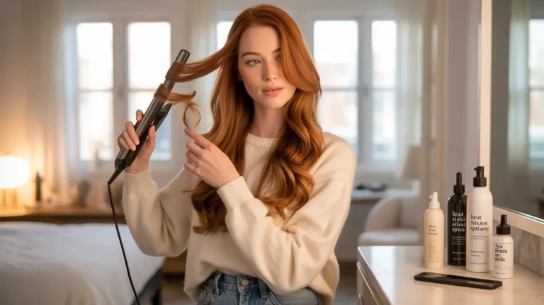 How to Curl Hair with Flat Iron Waves