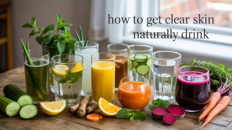 How to Get Clear Skin Naturally Drink