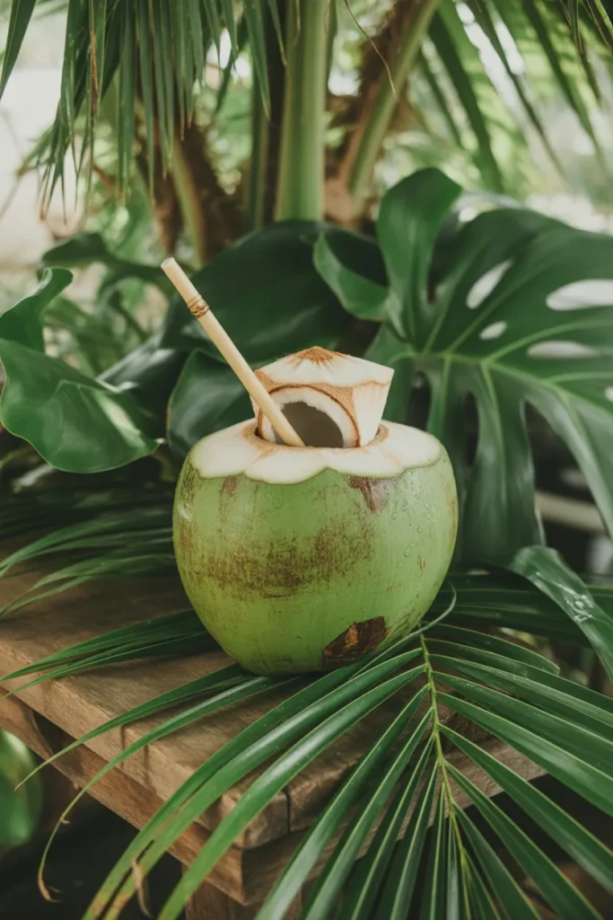 a lifestyle photograph of fresh coconut JnatIB5jTDOUbtbuy5QNTQ fbTAEX1GQQ bzLrZJ7JQGA