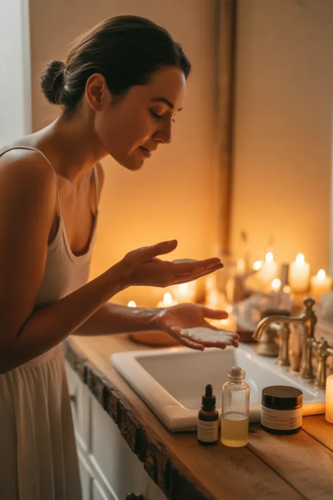 a serene photograph of a woman in a soft RVFSowk RLSQh52J0zzaWg 3E1pgyw8QxGNMml1VVMxzg