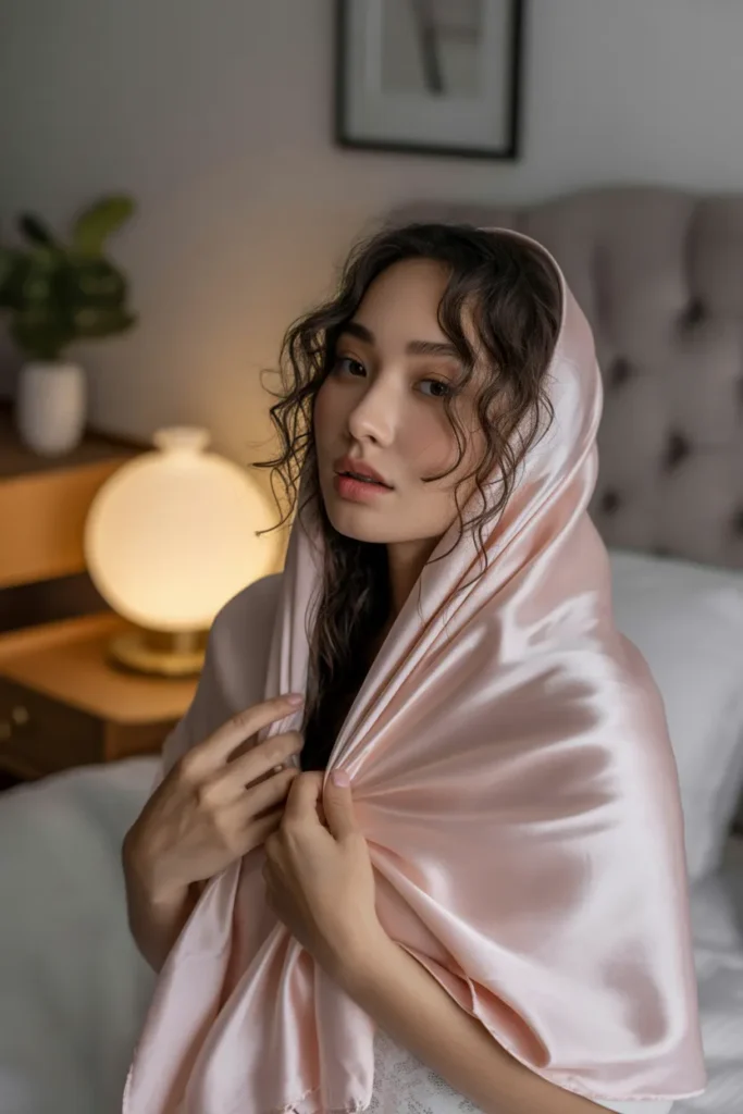 korean woman wrapping her soft curled ha Aymk04peQ i5dDE uiwgww vqVvrEL9QBes9qY8DBm ug