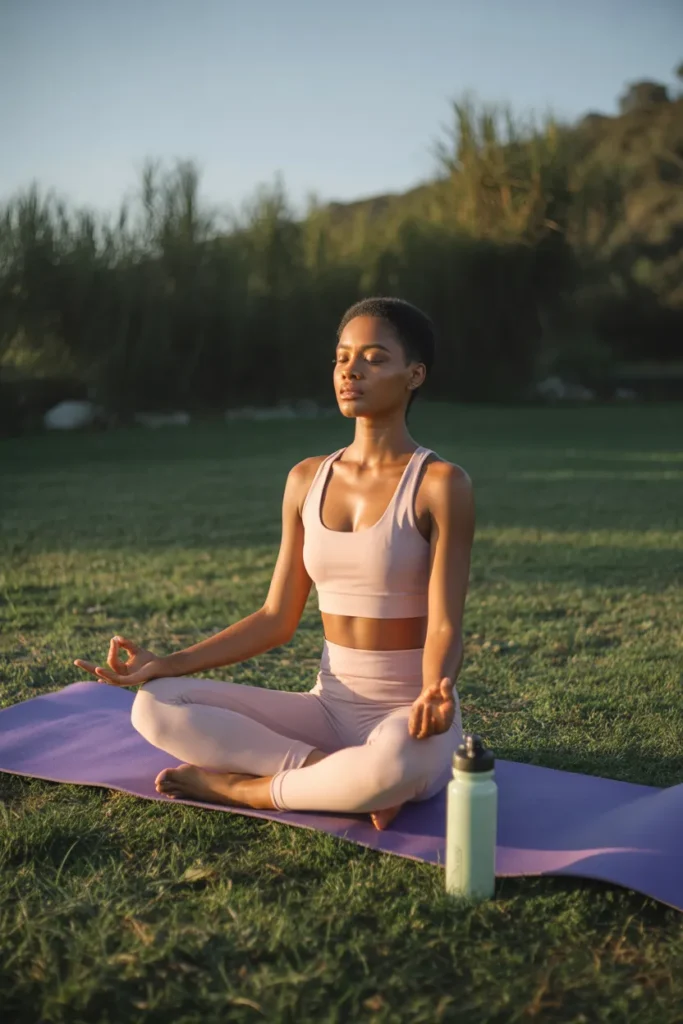 young woman meditating outdoors on a yog wCBpa74xQtmugg3VC0sidQ NZUE2X7S1eAn9ifBMeU5Q