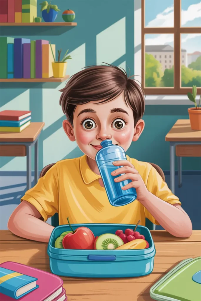 a 5th grade student drinking water and e OiDC3RpfTZKzgOwuSkqsPQ X E3qLObTlOy4w9q0YTeGw