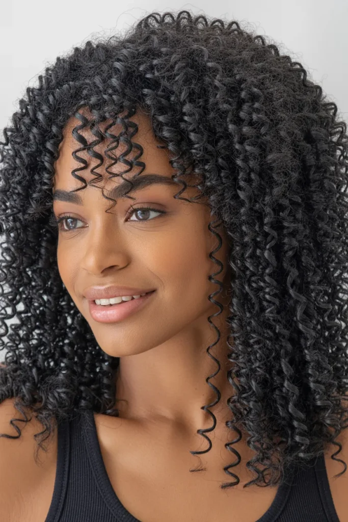 16 Curly Crochet Hair Styles That Are Stylish, Protective, and Timeless 8 a black woman wearing tight curl crochet dhvyyFlVSfqnYrJx1p1r5w Uv7yr6h5R7adDeB8Zy0 xw