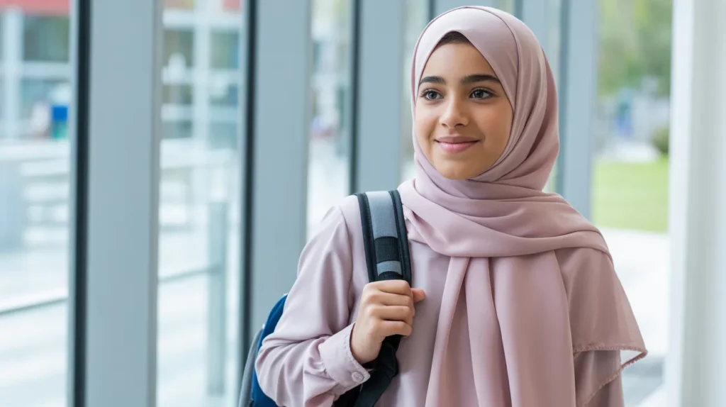 How to Look Pretty in School With Hijab