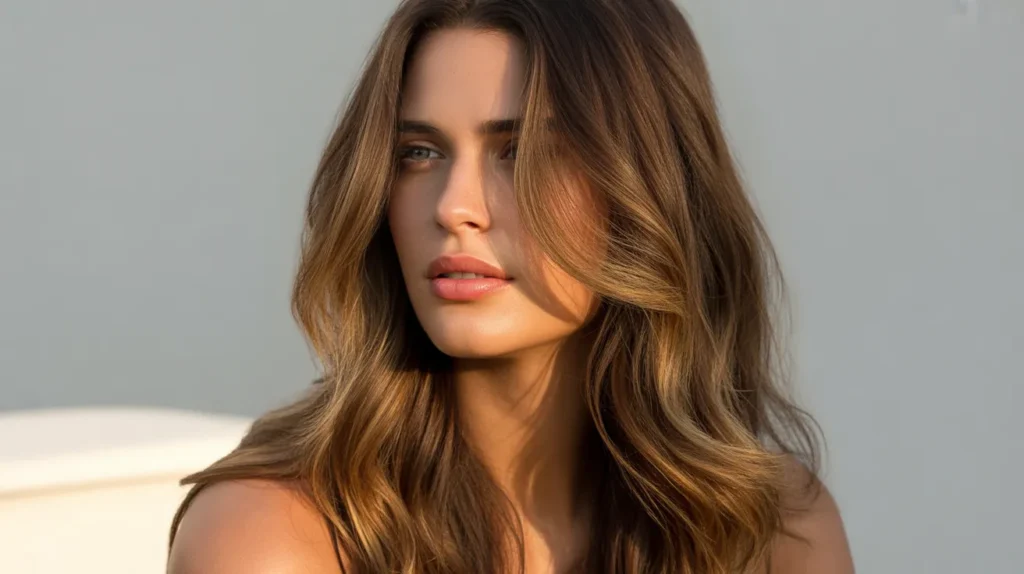 Sun-Kissed Hair Brunette Ideas