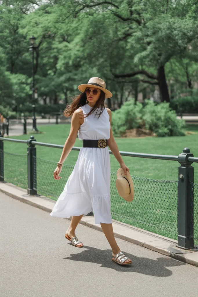 a woman in a flowy white midi dress cinc YtC8bYBCQvyMGvd LDaPFA rXJJBqHJRk23IxEG38OPVQ