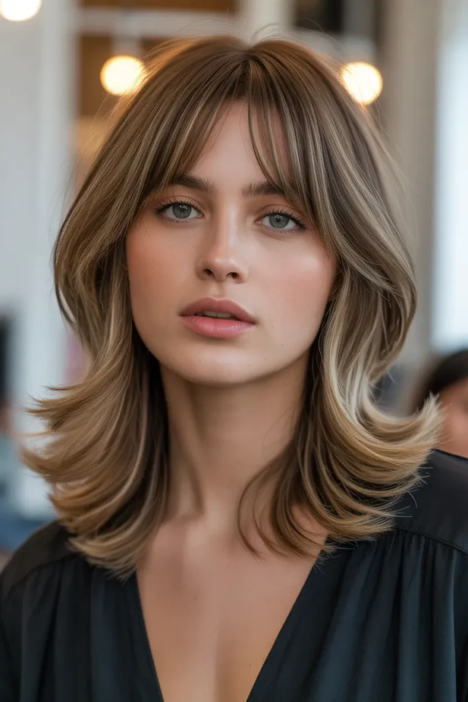 a woman with medium length layered hair wgmh0DCsSaGGA1HY4TCdsg cSxIyxS0Tyu5QCyHCC4DSA