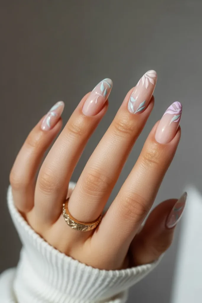 20 Acrylic Nails: Timeless Styles, Modern Trends & Expert Inspiration 9 acrylic nails with delicate hand painted bycKFnt4SBWnOokFP8mOqw V4VMIZxNSGqwG82Jl4 sZA