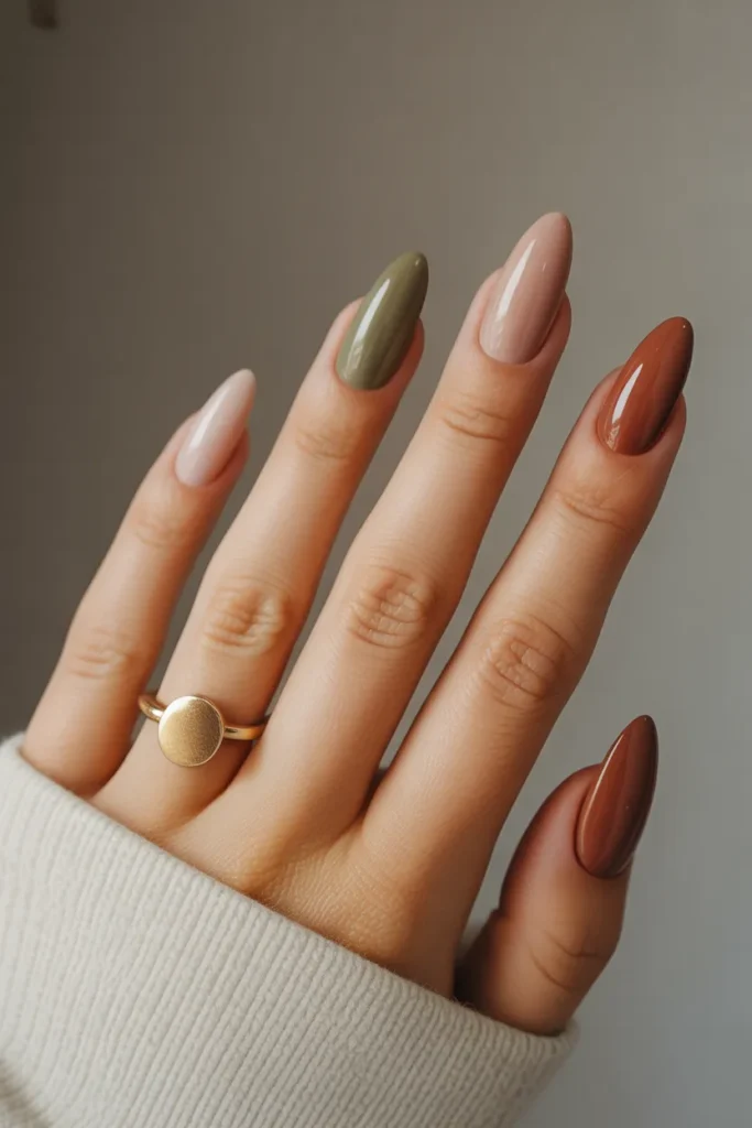 almond nails in earthy summer tones like TxiCwsqNTc 4EmgCYPn5Jg Z1U50QxqROS j5ITNeyHfQ