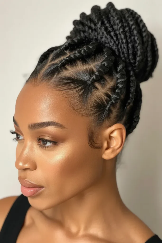 an elegant twisted updo hairstyle on a b ONkdbFShRV6EHwpumnbPZg 7rT9kkV3TyW81d84s4Cl2Q