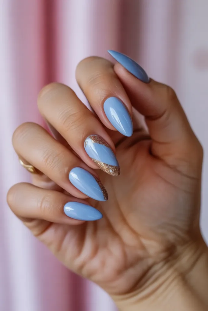 baby blue almond shaped nails with subtl leFa2aY SuuhtTB8G atw d6kYi3DmSKO08bYi xmWvQ