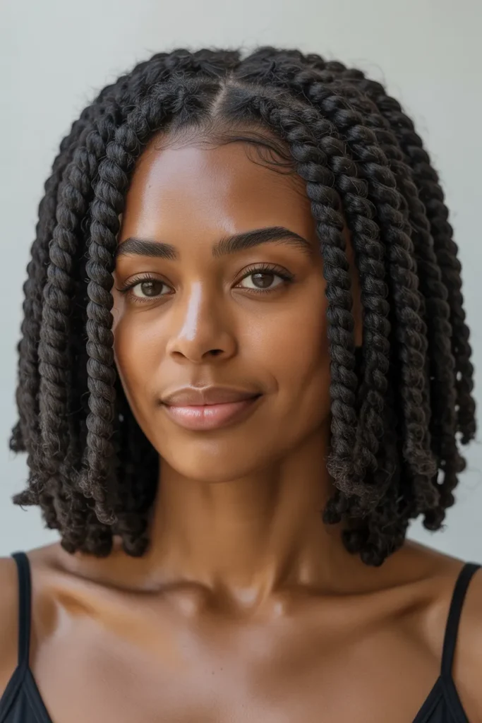black woman with medium sized two strand 5 UKVW79SaKVndFudJOTeA GtmgfspjQh2bFPLeD03Arw
