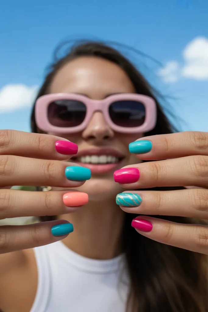 bright fuchsia turquoise and coral paint HwQSCJ7ST6GJ9ynayRFCQQ V8g9MhJdT0mMERceZB0RRw