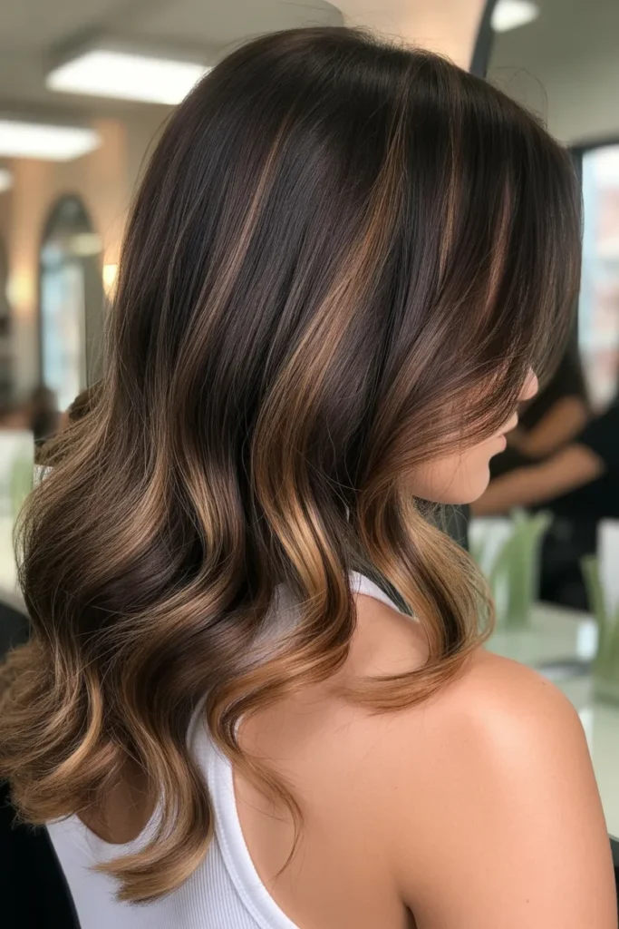 brunette hair with hand painted caramel b4MomXp4Q8ep7ieNSuo11g wnEwoRi3T2 sTXFCarL0 w