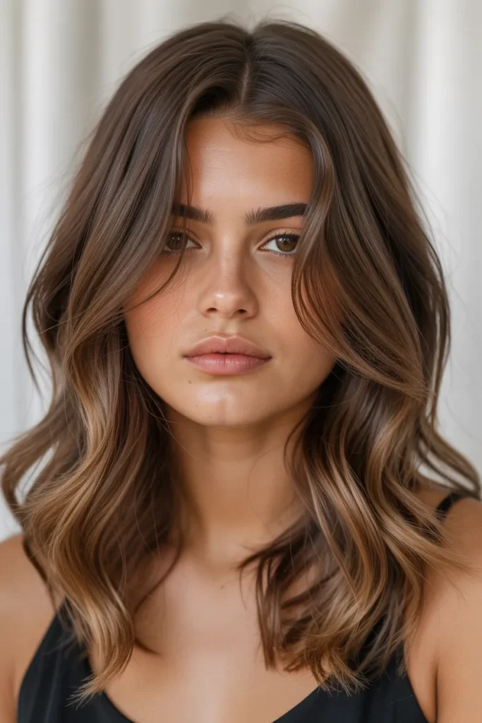 brunette hairstyle with delicate balayag gnndjdfITs a NjhDKVNKg mQG5AuHBTVGiGjrYnW0MDA