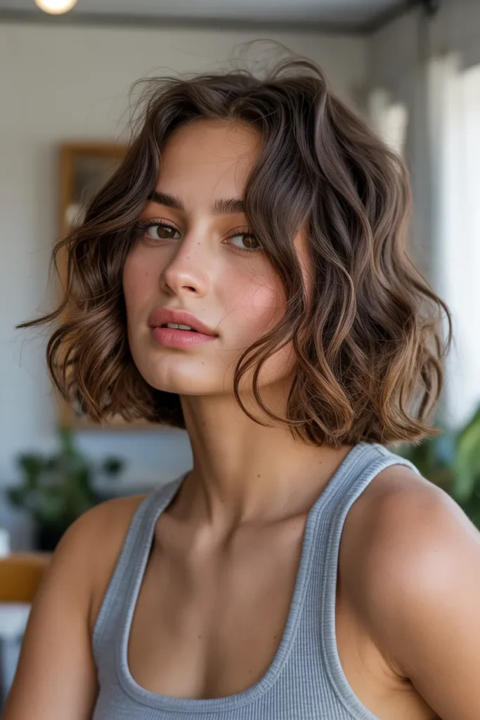 chin length wavy bob tousled effortless C 2M9GK0TlSrW1ISMPaYyw bunXfJjWSbaX7TEj DgwjQ