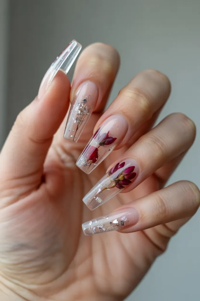 20 Acrylic Nails: Timeless Styles, Modern Trends & Expert Inspiration 18 clear transparent acrylic nails with emb Ebz968YRSPaEkEcMB5bVBA 0y Km5TDRvSkuWJgxSK5ew
