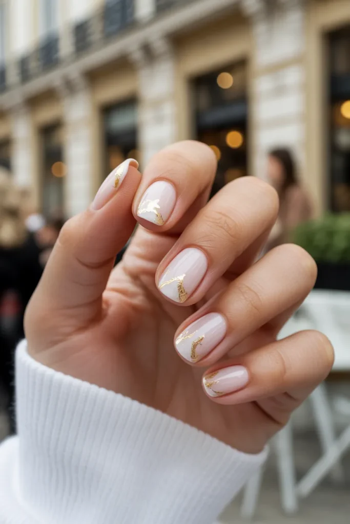 18 Vacation Nails: The Ultimate Guide to Stylish Holiday Manicures 6 close up of nails painted white with del zirLBR1nTzK1PNjcfVfDzg 6xKiAflPTzW0MlDtbwG6zQ