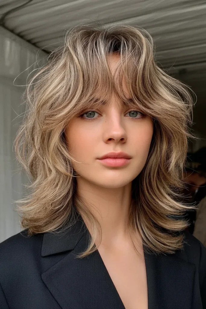 25 Curtain Bangs: The Ultimate Guide to Flattering, Chic Hairstyles 8 close up of textured curtain bangs on to vWv9dPNjRGeZPWNZDmO6sQ aVJzmqArRLSSY0RNFJ5Hiw