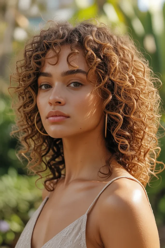 curly hair with honey brown color natura MwhbTjg4Qfuai5WCmRcvPw i6Xa8nzdQWyHGaE4fGRVzA