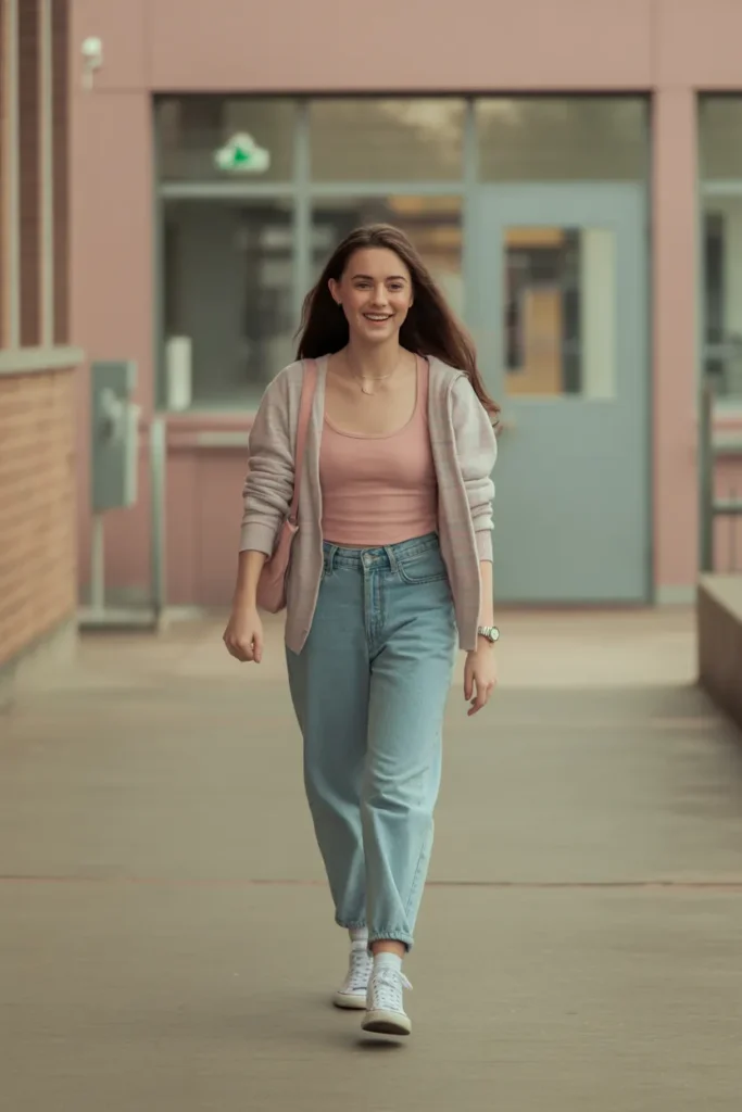 cute casual school outfit jeans pastel t U3lUyL3PQZ jrzajy8MjUQ 4Mp4z1ecTPGutdaC8GygRA