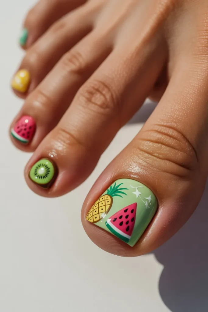 cute summer toe nail art featuring water HEzDkTiISkKAsmPY7mSK0w Lrh kK2SQ8i5kKg6QbUenw