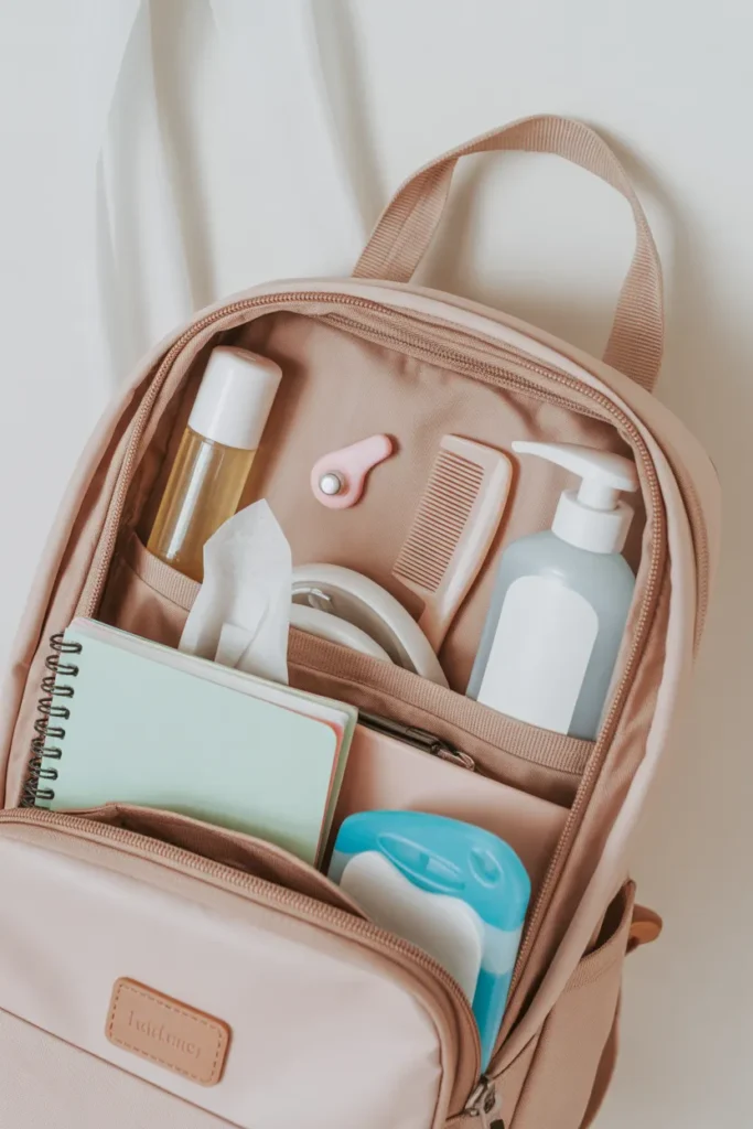 flat lay shot of a tidy school backpack b9mvph68RTis2AAch4OB0Q Efsdrp0 TLS7QYR29xQdsw