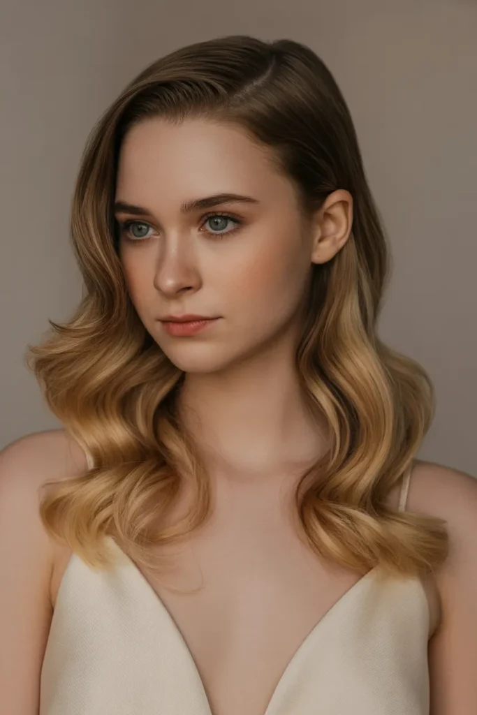 high sleek ponytail with soft waves at t OUXMyqKuQdelXLiBGnho6A 3efD8z76Smq6qmSkL0kevw