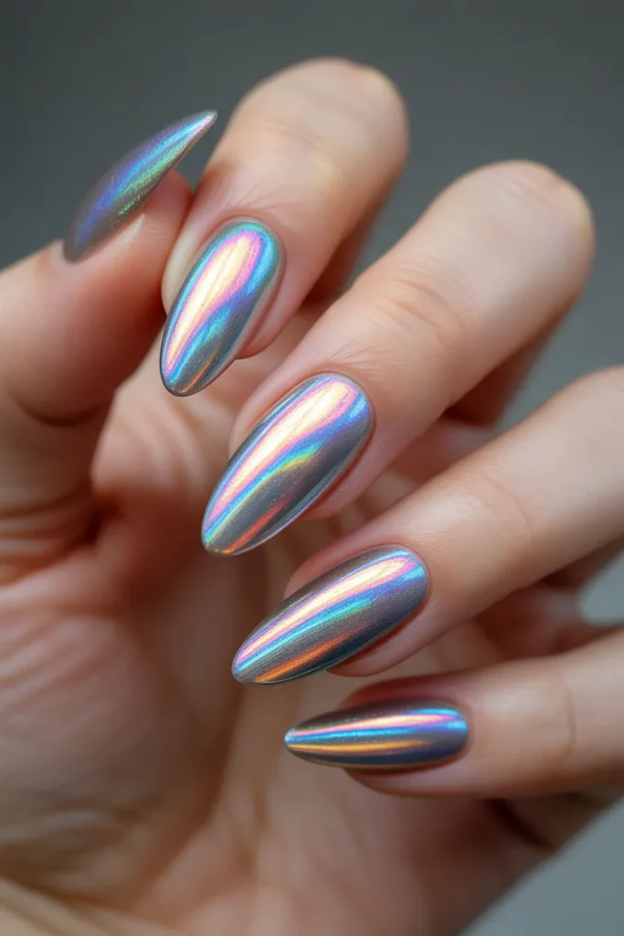 holographic almond nails reflecting rain PqviLJvlTHiyf vkVg741Q 4amB0B7RQmWMRJ7V3zz7Bg