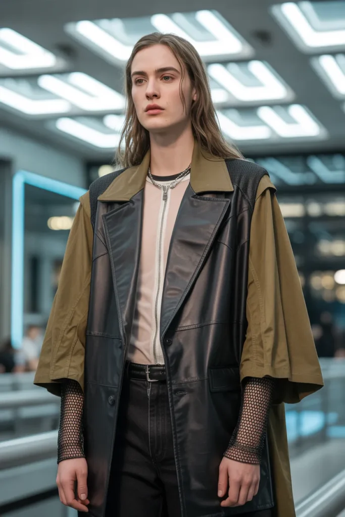 layered futuristic outfit combining leat OBHqZP0lSc2YbC3O1Hrj2Q O4aGwuOtToCGFHKz0LCIdA