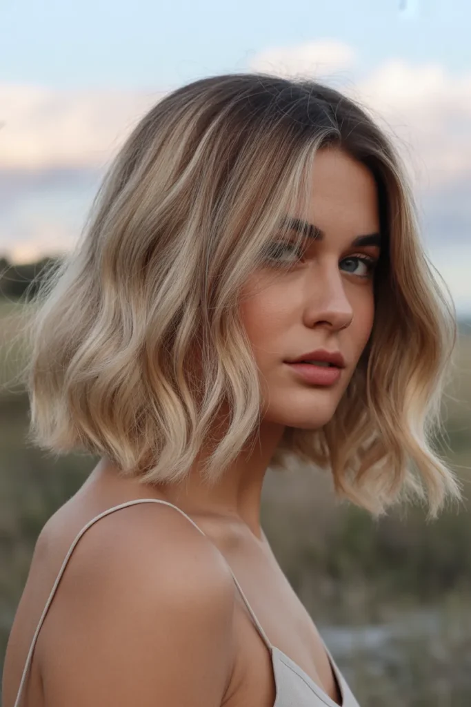 long bob haircut with soft textured beac HXwQUByVRX6AxPAH7D1yfg m6qEquSUSKiwnFg0Sr9AFQ