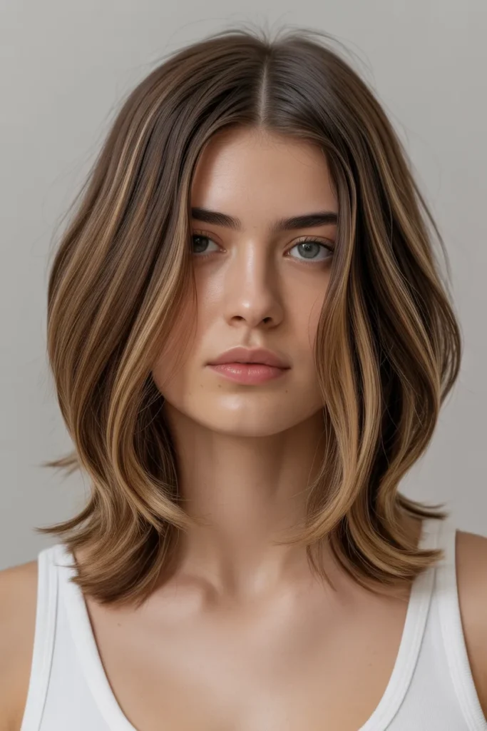 long shag haircut with a clean centre pa C7ueMM0wSfOqHBotlfbJgA nTrL7z5hSvSj2FMY0bHCDQ