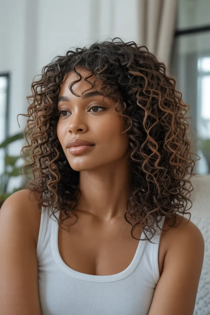 16 Curly Crochet Hair Styles That Are Stylish, Protective, and Timeless 9 loose curly crochet hair on a black woma ef65 Y9CRiavipyROgKoMQ Q8Rl1DihQaGnQUzG1JvaXg