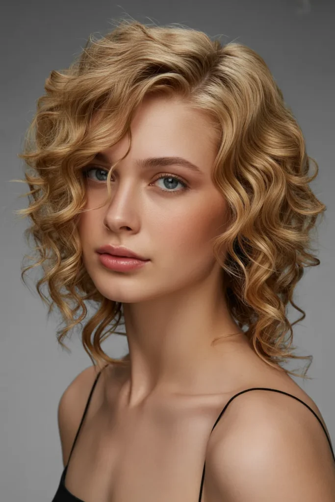 loose spiral perm with a deep side part RwGc9X45TsOCa 1CzJ2vyQ QTB2Lk7jQtGrTTEvlltQEw