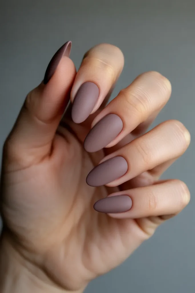 20 Acrylic Nails: Timeless Styles, Modern Trends & Expert Inspiration 8 matte acrylic nails in muted taupe and m GwZW2PnTQ etMfW0AUR3Tw n3W4fgW7QYKf2I2SL01JJw