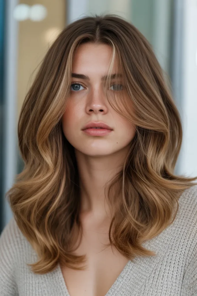 medium length layered hair with subtle c 8mSQM9CSSnKoh8wjEbtowA 1Gkv0AlGTYyy2YpBW zccA