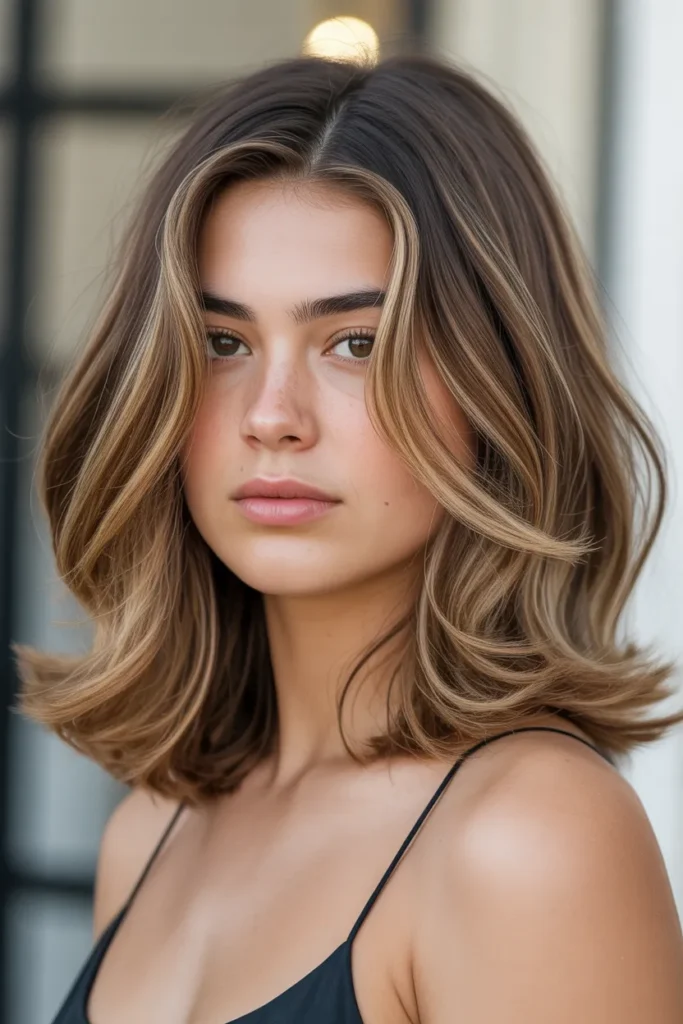 medium length layered haircut with defin WHDatzcgR7S ooqKleKyjw bquIA2 3SxKJ2ixhQsAXow