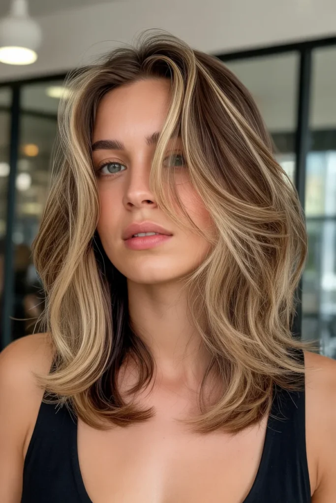 medium length layered haircut with soft ZV3jwandQqOgfiqgLeaGzw PFU8dlWkSRmDblEPVoEtUg