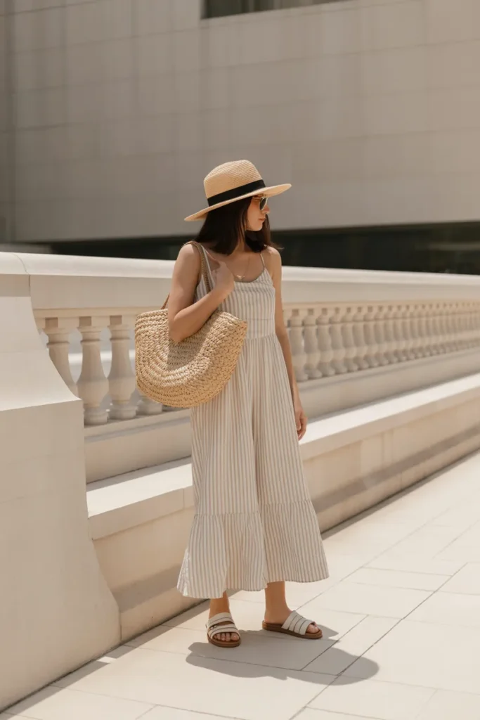 minimalist summer outfit in neutral tone lRdtrUwUTxm3dUBkJhKI g XUnNEf dT2ibShqrdLETrQ